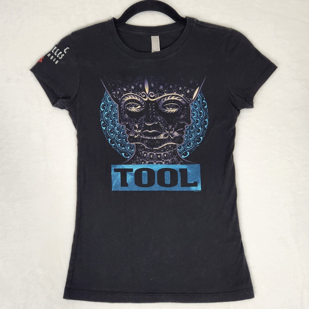 Tool Band T-Shirt 2015 Los Angeles California Alex Grey Graphic Black Small